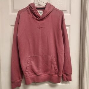 Hollister Men's Pink Hoodie